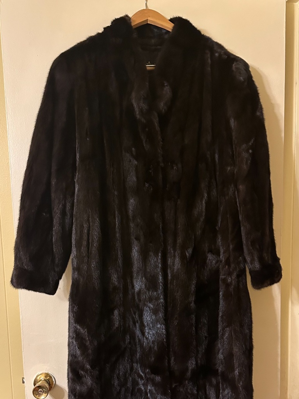 PRISTINE Vintage Koslow’s Full-Length Mink Fur Coat - 2X - Princess Sleeves